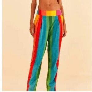 FARM Rio Multicolor Striped Women's Trousers
